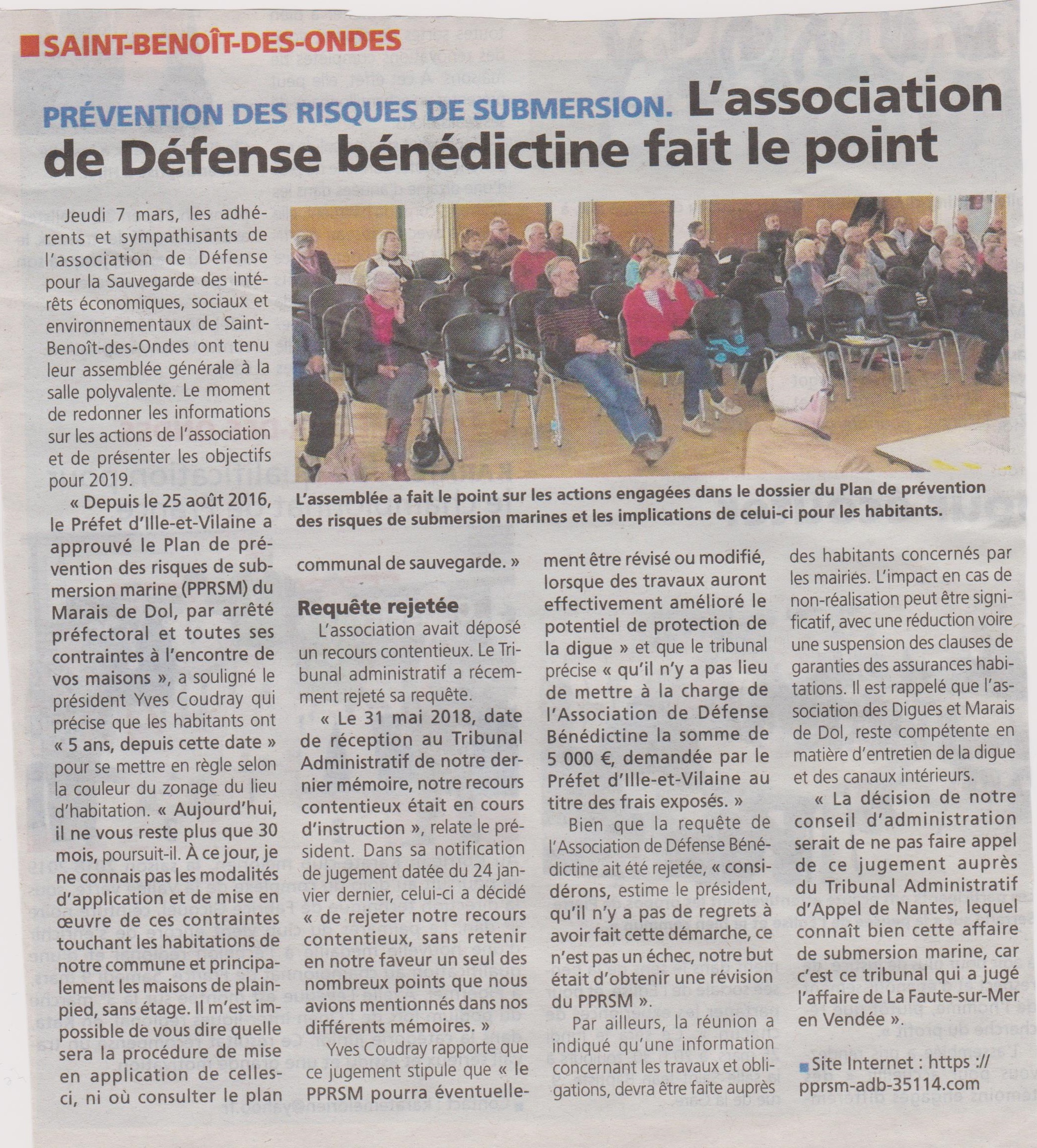 Le Pays Malouin du 14-03-2019